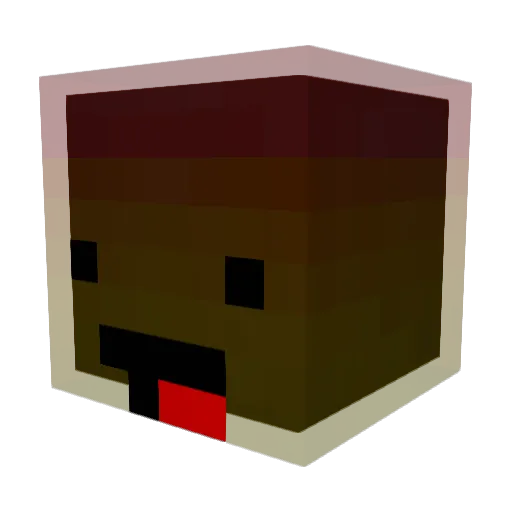 AntThats Minecraft avatar head, 3D render