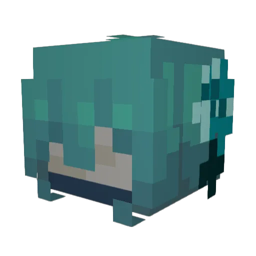 AntaKobalt Minecraft avatar head, 3D render