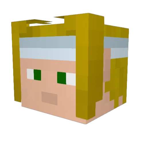 Antar_Cobs Minecraft avatar head, 3D render