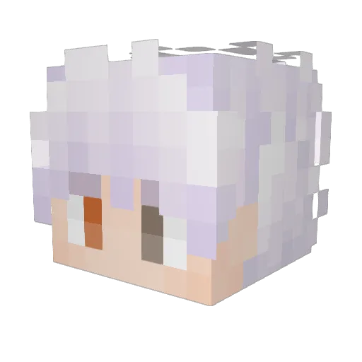 AntaresAB Minecraft avatar head, 3D render