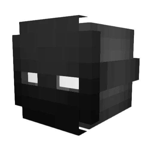 AntaresI Minecraft avatar head, 3D render