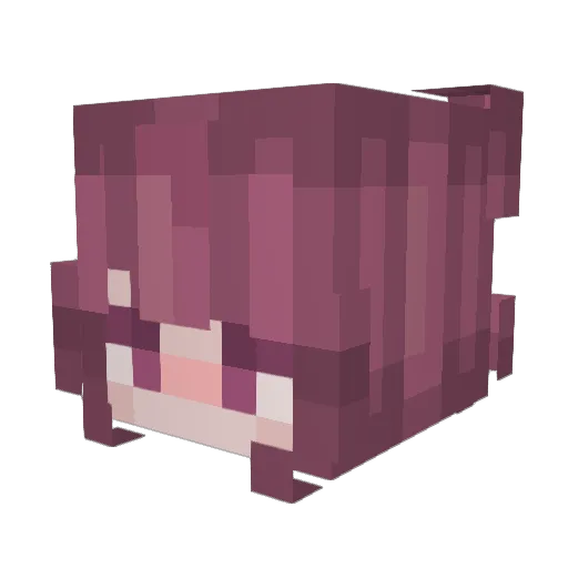 AntarezSol Minecraft avatar head, 3D render