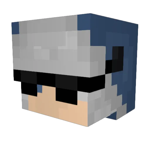 Ante6464 Minecraft avatar head, 3D render