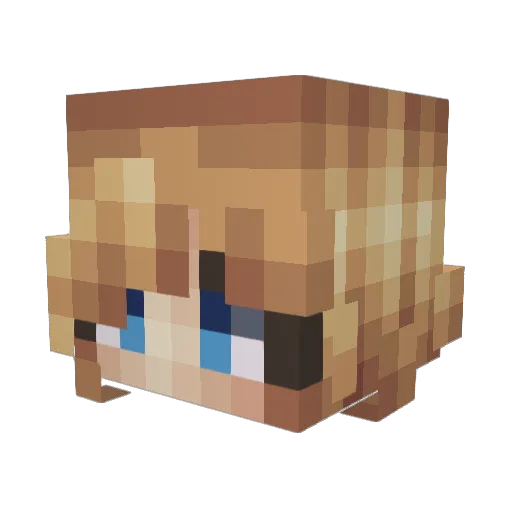 AnteChrista00 Minecraft avatar head, 3D render
