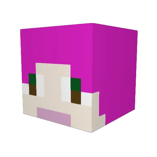 Antec_900 Minecraft avatar head, 3D render