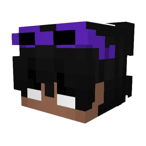 Antecedenza Minecraft avatar head, 3D render