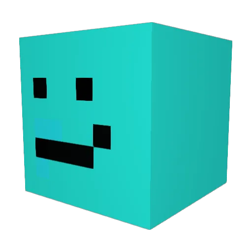 AntekLyzwa Minecraft avatar head, 3D render