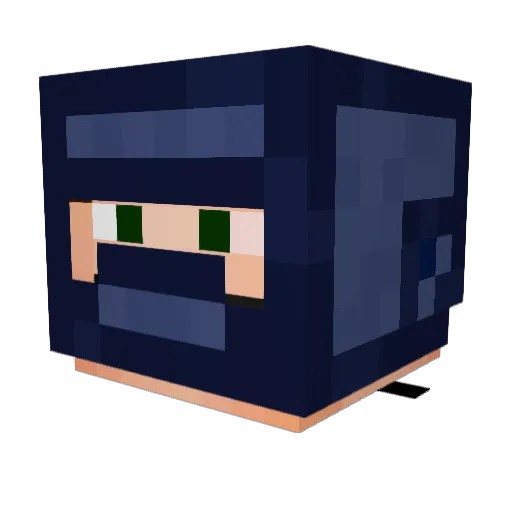 Antek_Tw Minecraft avatar head, 3D render