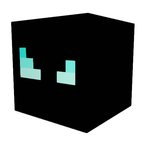 Anteojecaba Minecraft avatar head, 3D render