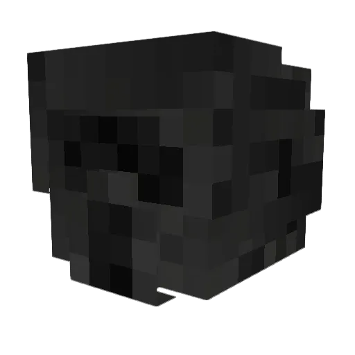 Anteq02 Minecraft avatar head, 3D render
