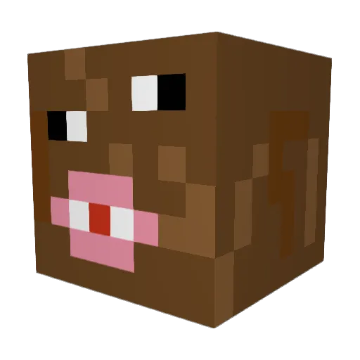 AntfroBruh Minecraft avatar head, 3D render