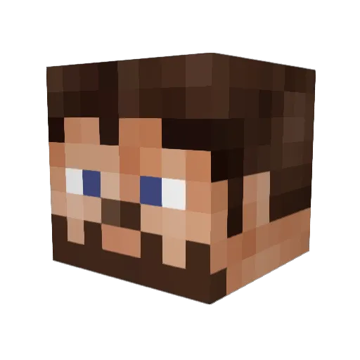 Anthalas Minecraft avatar head, 3D render