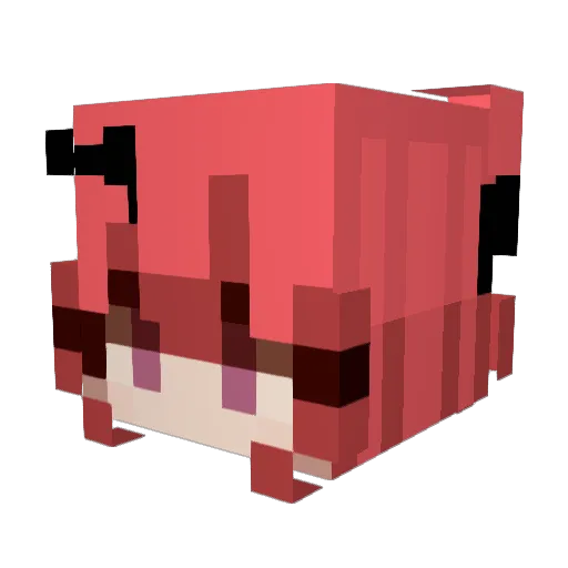 Anthoner33 Minecraft avatar head, 3D render