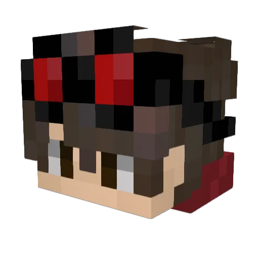 Anthonny_ Minecraft avatar head, 3D render