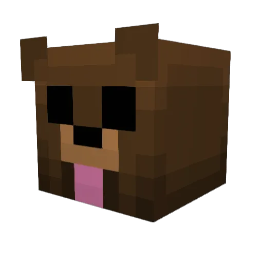 Anthonny_VI Minecraft avatar head, 3D render