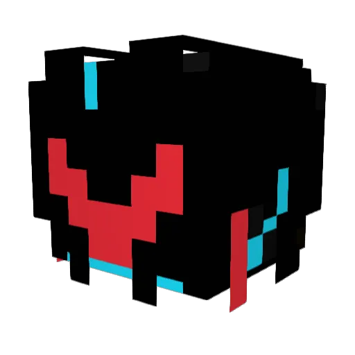 Anthono717 Minecraft avatar head, 3D render