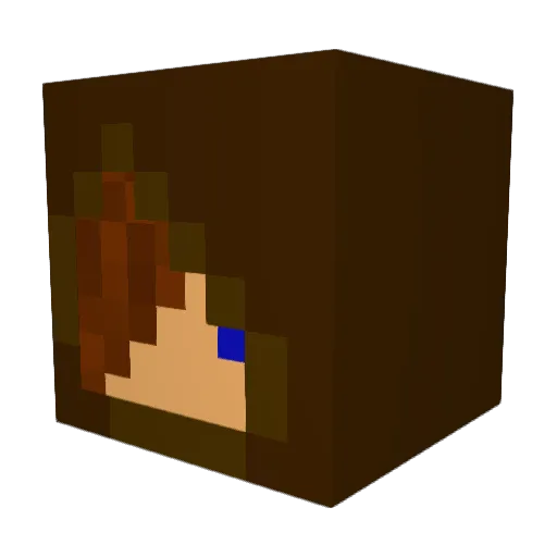 Anthony1023 Minecraft avatar head, 3D render