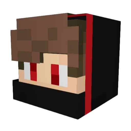 Anthony1500 Minecraft avatar head, 3D render