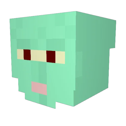 Anthony1988 Minecraft avatar head, 3D render