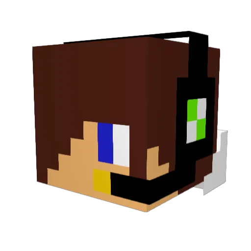 Anthony2488 Minecraft avatar head, 3D render