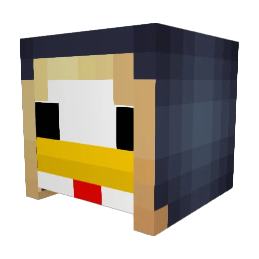 AnthonyChristo21 Minecraft avatar head, 3D render