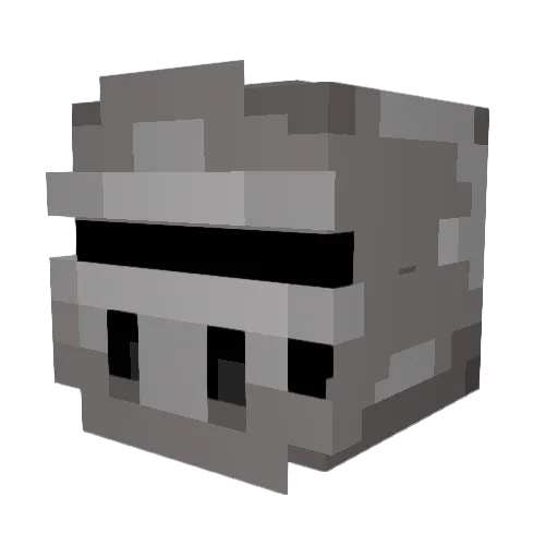 AnthonyFATwest Minecraft avatar head, 3D render