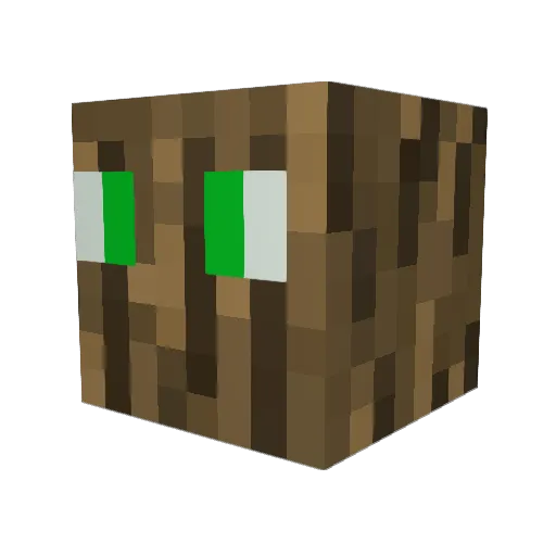 AnthonyJones Minecraft avatar head, 3D render
