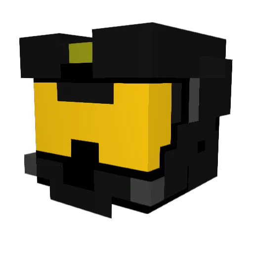 AnthonySins Minecraft avatar head, 3D render
