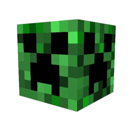 AnthonyT Minecraft avatar head, 3D render
