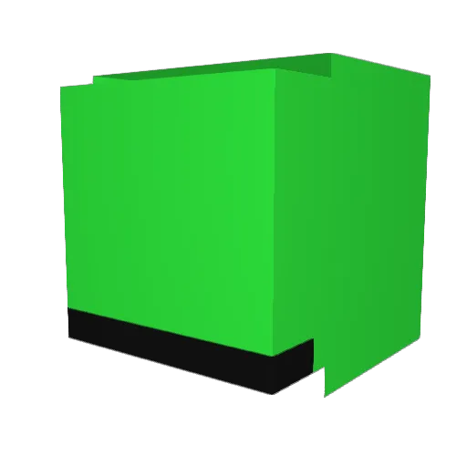 AnthonyZiminski Minecraft avatar head, 3D render
