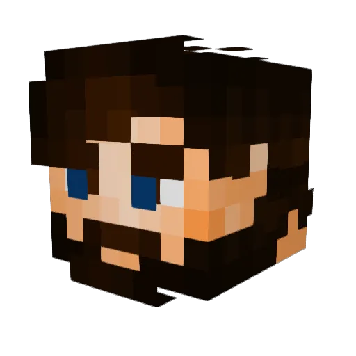 Anthony_Norris Minecraft avatar head, 3D render