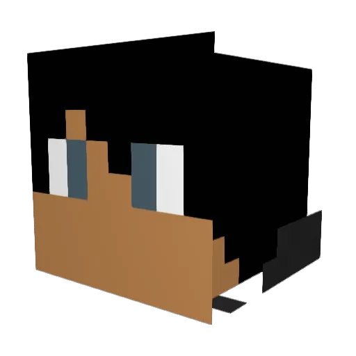 Anthony_Says Minecraft avatar head, 3D render