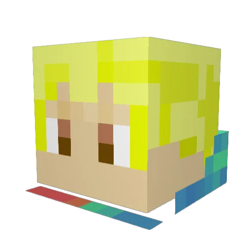 Anthony_TM Minecraft avatar head, 3D render