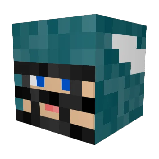 Anthony_the_goat Minecraft avatar head, 3D render