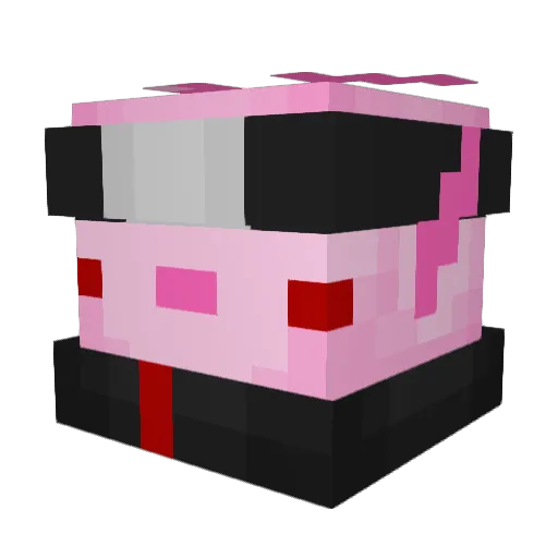 Anthoony21633 Minecraft avatar head, 3D render