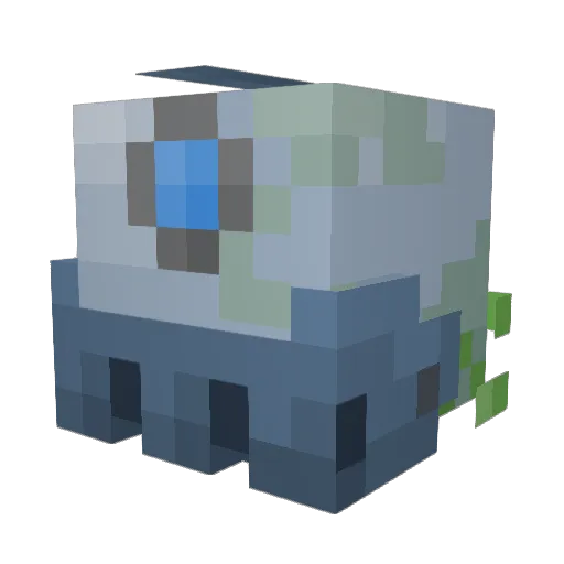 Anthorio Minecraft avatar head, 3D render
