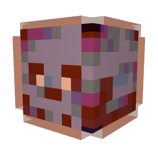 AnthosTV Minecraft avatar head, 3D render