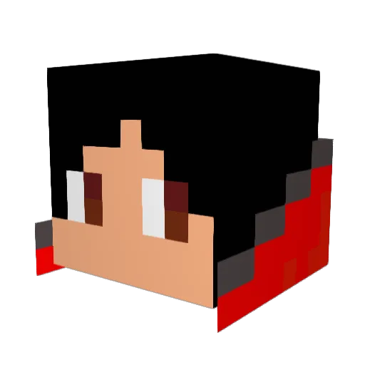 Anthrax28 Minecraft avatar head, 3D render