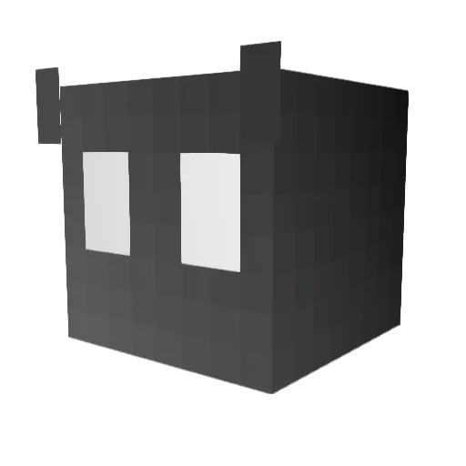 Anthraxx_ Minecraft avatar head, 3D render