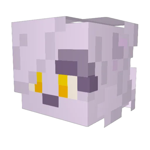 Anthrubicon Minecraft avatar head, 3D render