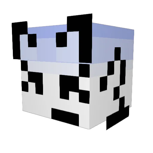 Anthryo Minecraft avatar head, 3D render