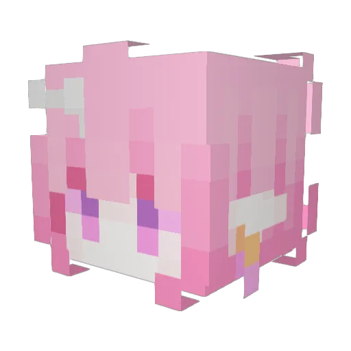 Anthus Minecraft avatar head, 3D render