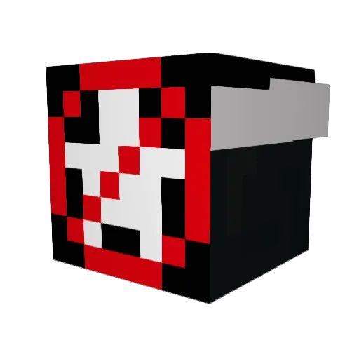 AntiGordas16 Minecraft avatar head, 3D render