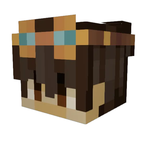 AntiLgbtq4Life Minecraft avatar head, 3D render