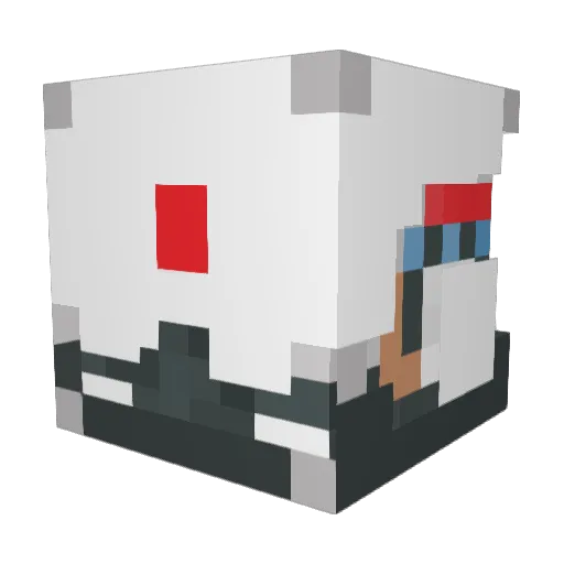 Anti_Hero98 Minecraft avatar head, 3D render