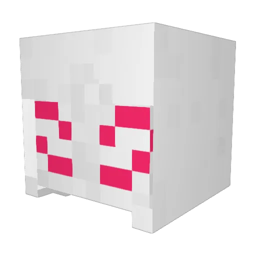 Anti_Hero Minecraft avatar head, 3D render