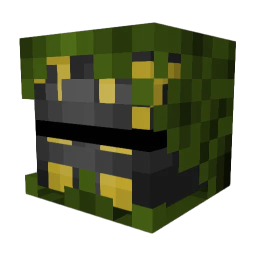 Anti_Resmir Minecraft avatar head, 3D render