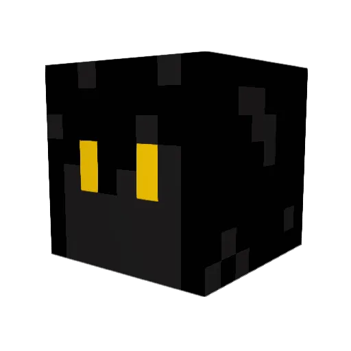 Anti_form Minecraft avatar head, 3D render