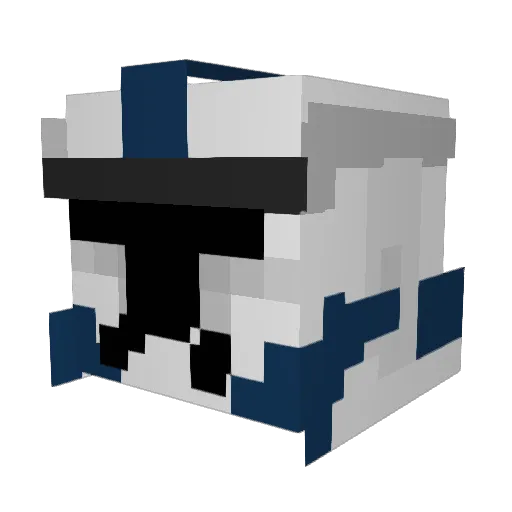 AnticAtlas Minecraft avatar head, 3D render