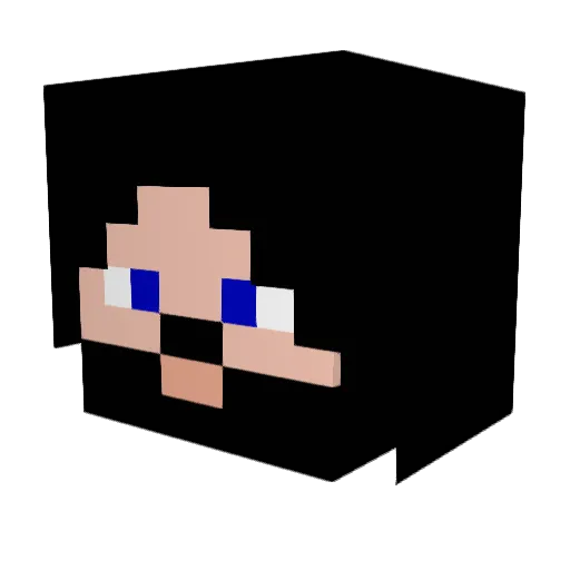Antichristus2K Minecraft avatar head, 3D render